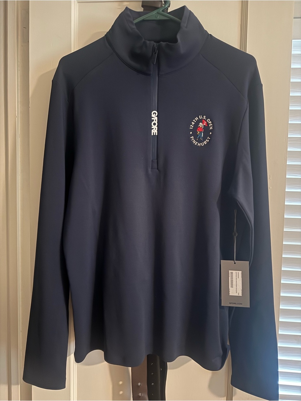 G/FORE Men’s Navy 1/4 Zip Performance Pullover